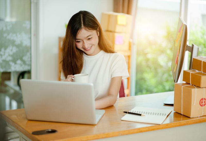 Mức thu nhập của vị trí sale online tại nhà không giới hạn